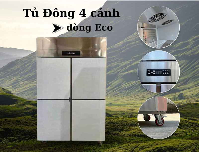 Tủ đông 4 cánh Lightcool LS-1200F - Hàng chính hãng