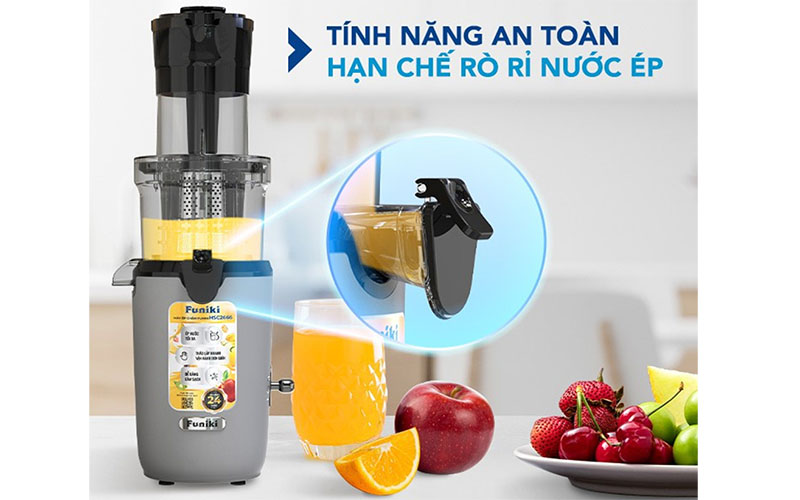 Thiết kế vòi ra nước ép của Máy ép chậm Funiki HSC2666