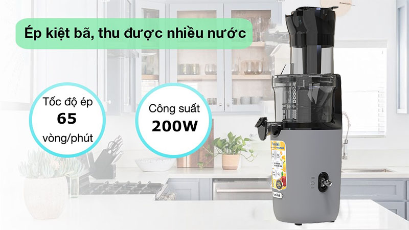 Công suất và tốc độ ép của Máy ép chậm Funiki HSC2666