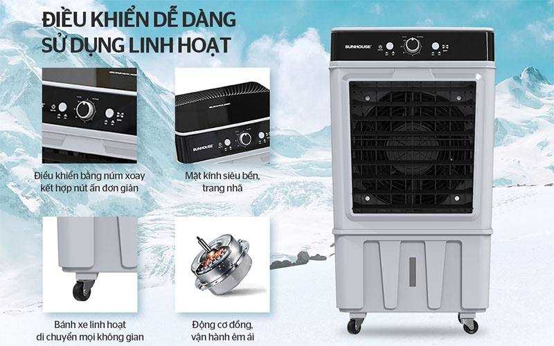 Máy làm mát không khí Sunhouse SHD7733 - Hàng chính hãng