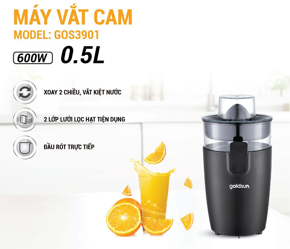 Máy vắt cam Goldsun GOS3901 - Hàng chính hãng