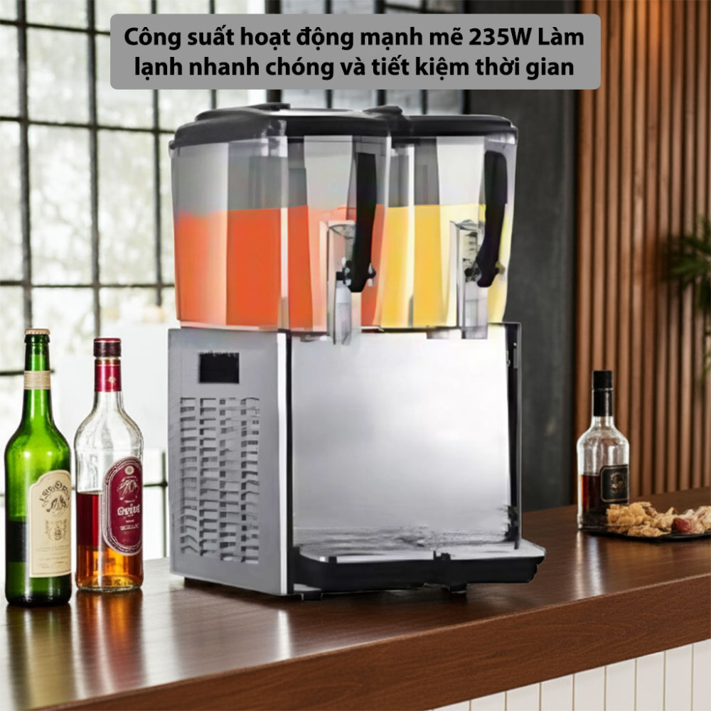 Máy làm lạnh đồ uống 2 ngăn Yubann CB-32L - Hàng chính hãng