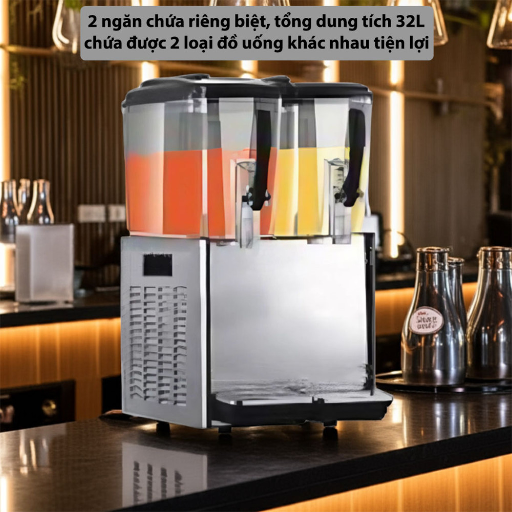 Máy làm lạnh đồ uống 2 ngăn Yubann CB-32L - Hàng chính hãng