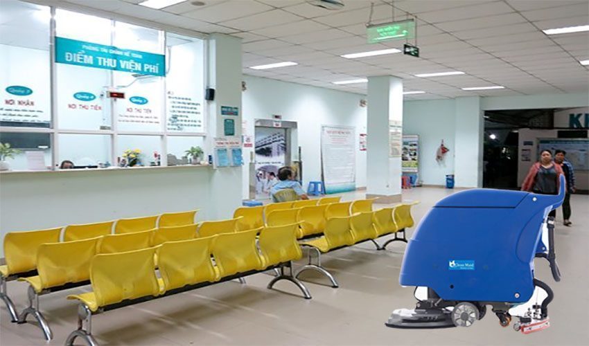 Máy lau sàn nhà công nghiệp Clean Maid TT60B - Hàng chính hãng