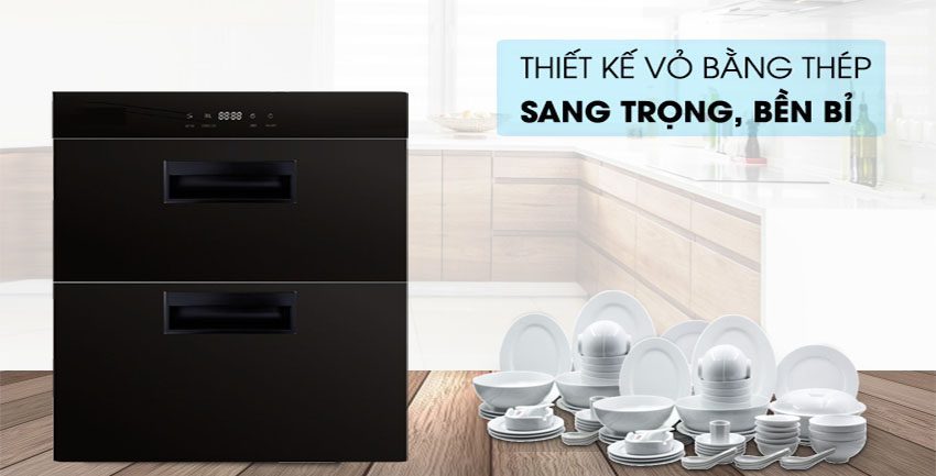 Máy sấy bát âm tủ Binova BI-333-MSI - Hàng chính hãng