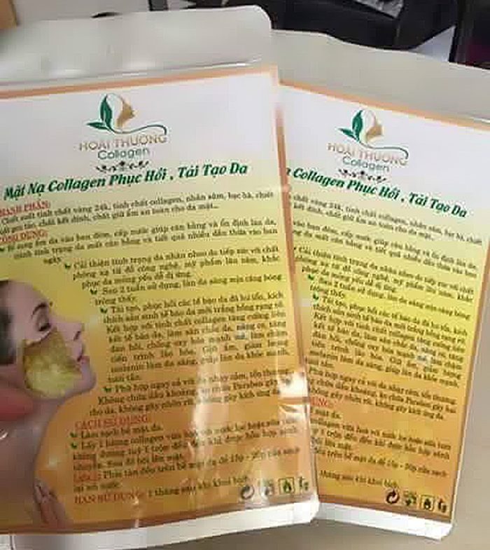 Mặt nạ collagen tái tạo da Hoài Thương Organic - Hàng chính hãng