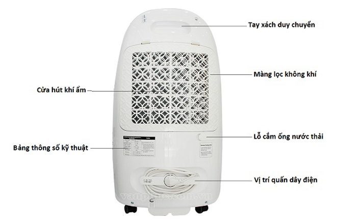 Máy hút ẩm dân dụng Lotte Feelinx LDF-170AE - Hàng chính hãng