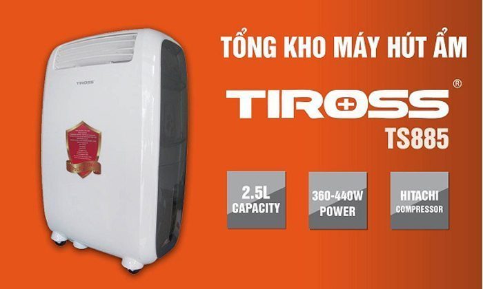 Máy hút ẩm Tiross TS885 - Hàng chính hãng