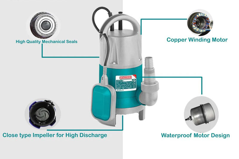 Máy bơm chìm nước thải Total TWP87506 - Hàng chính hãng