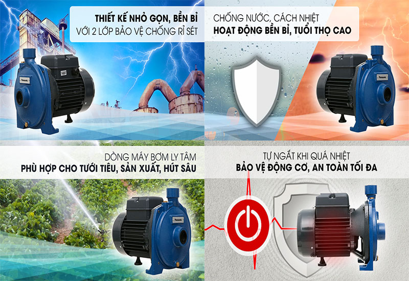 Máy bơm đẩy cao Panasonic GP-15HCN1SVN - Hàng chính hãng