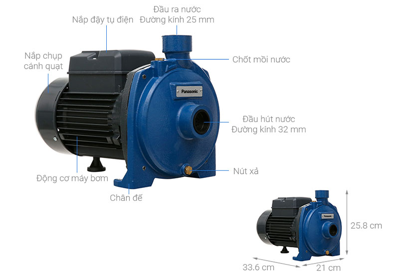 Máy bơm đẩy cao Panasonic GP-15HCN1SVN - Hàng chính hãng