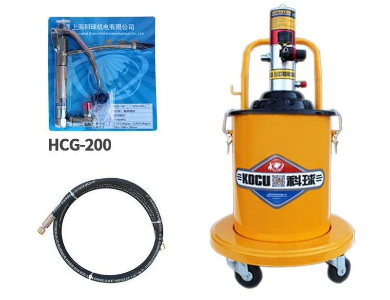 Máy bơm mỡ khí nén Kocu GZ-10 - Hàng chính hãng