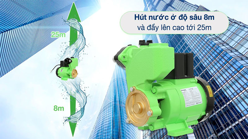 Chức năng của hoạt động của Máy bơm nước chân không Kangaroo KGWP200