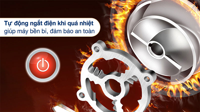 Tính năng an toàn của Máy bơm nước chân không Kangaroo KGWP200