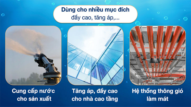 Ứng dụng của Máy bơm nước chân không Kangaroo KGWP370B