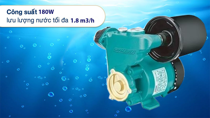 Máy bơm nước tăng áp Rymaru RY180A - Hàng chính hãng