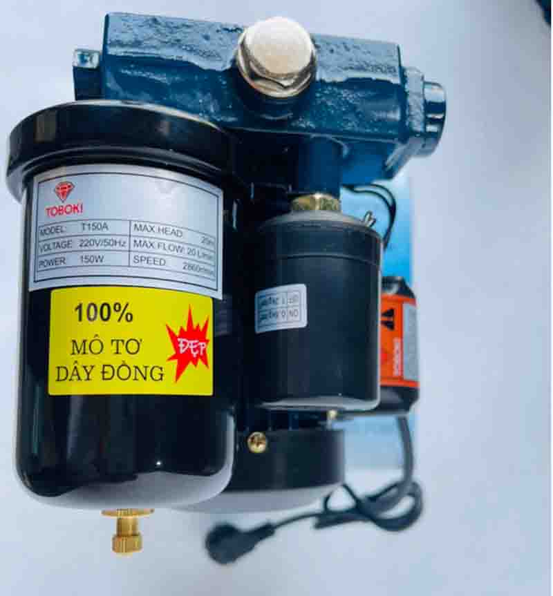 Máy bơm tăng áp Toboki T-150A 150W - Hàng chính hãng