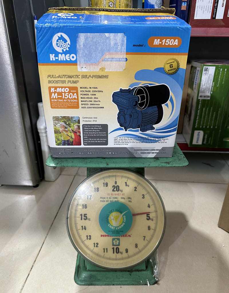 Máy bơm nước tăng áp tự động K-Meo M-150A - Hàng chính hãng