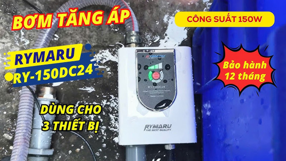 Máy bơm tăng áp Rymaru RY-150DC24  - Hàng chính hãng