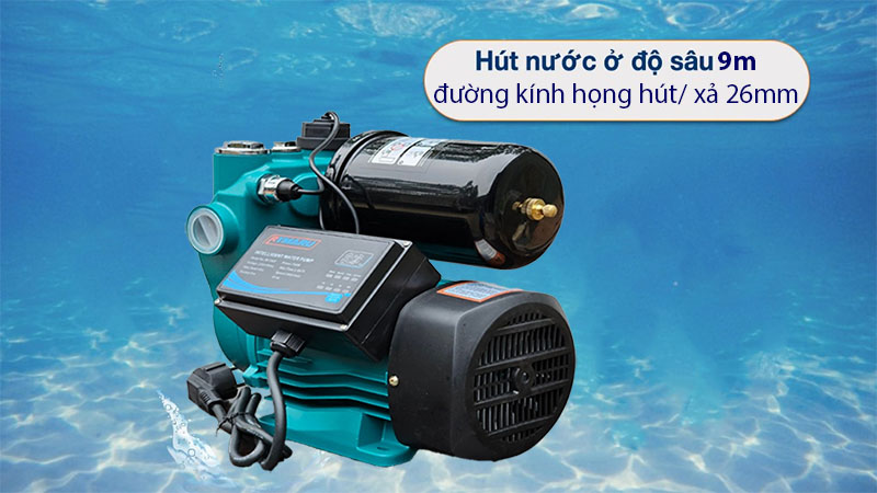 Máy bơm nước tăng áp Rymaru RY370F - Hàng chính hãng