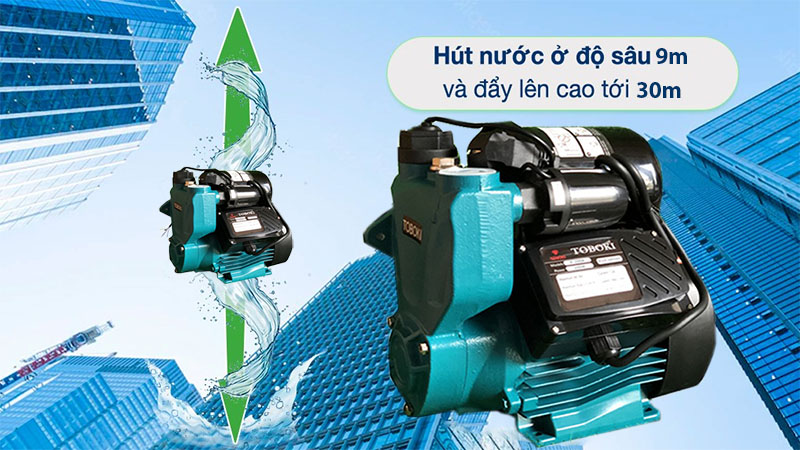 Máy bơm tăng áp Toboki K-200A 200W - Hàng chính hãng