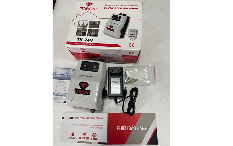 Máy bơm tăng áp tự động Toboki TK-24V 100W - Hàng chính hãng