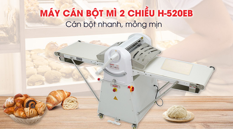 Máy cán bột Hongling H-520EB - Hàng chính hãng