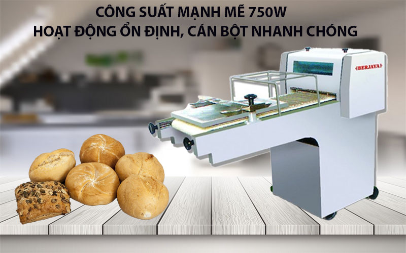 Công suất của Máy cán bột công nghiệp Berjaya BJY-DM390