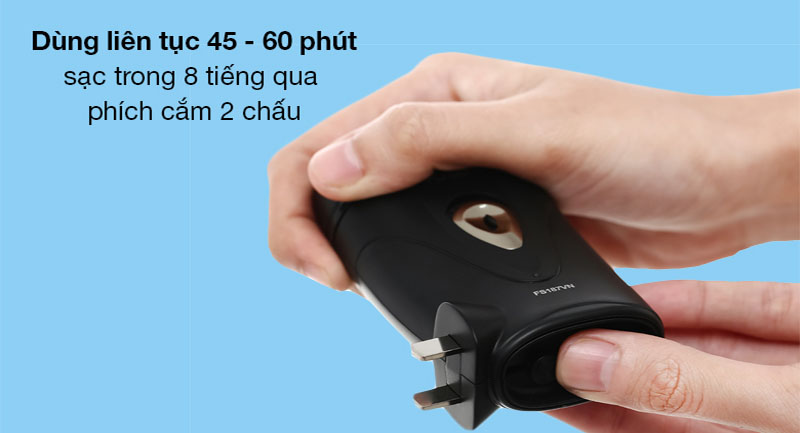 Thời gian sử dụng của Máy cạo râu Flyco FS187VN