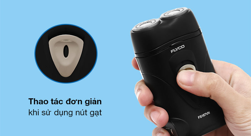Thiết kế của Máy cạo râu Flyco FS187VN