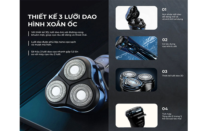 Máy cạo râu Magic B-63 - Hàng chính hãng