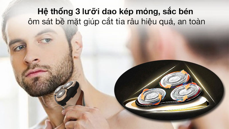 Máy cạo râu khô và ướt Flyco FS379VN - Hàng chính hãng
