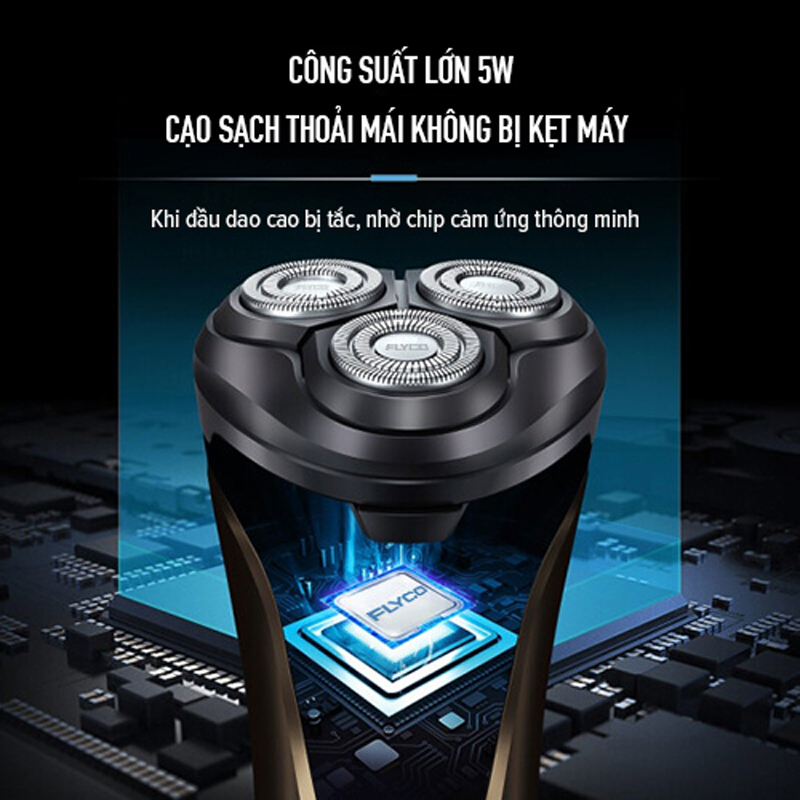 Máy cạo râu khô và ướt Flyco FS198VN  - Hàng chính hãng