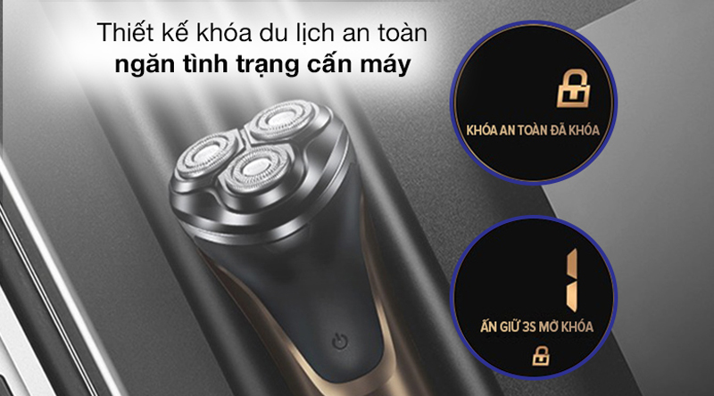 Máy cạo râu khô và ướt Flyco FS198VN  - Hàng chính hãng