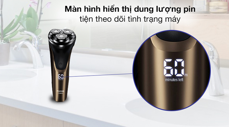 Máy cạo râu khô và ướt Flyco FS198VN  - Hàng chính hãng