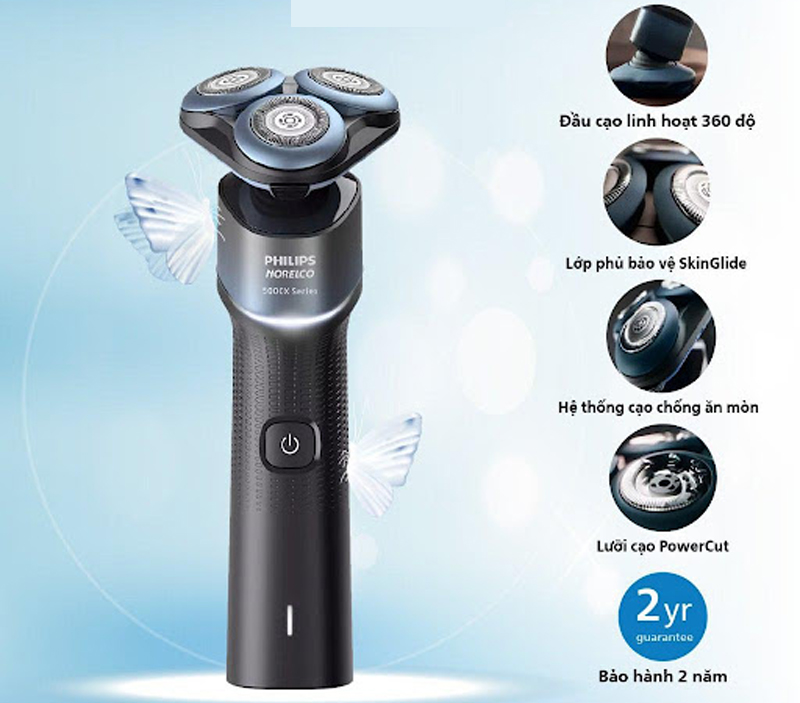 Máy cạo râu khô và ướt Philips X5006/00 - Hàng chính hãng