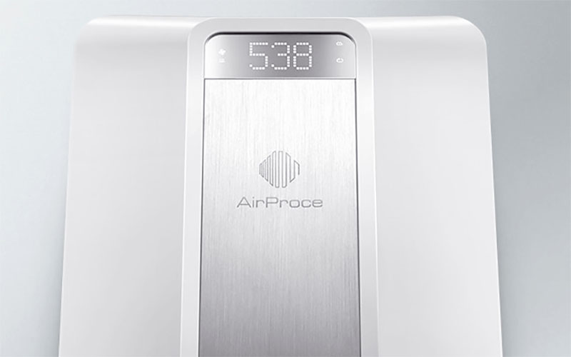 Màn hình LCD hiển thị của Máy cấp khí tươi và lọc không khí Airproce AC-360