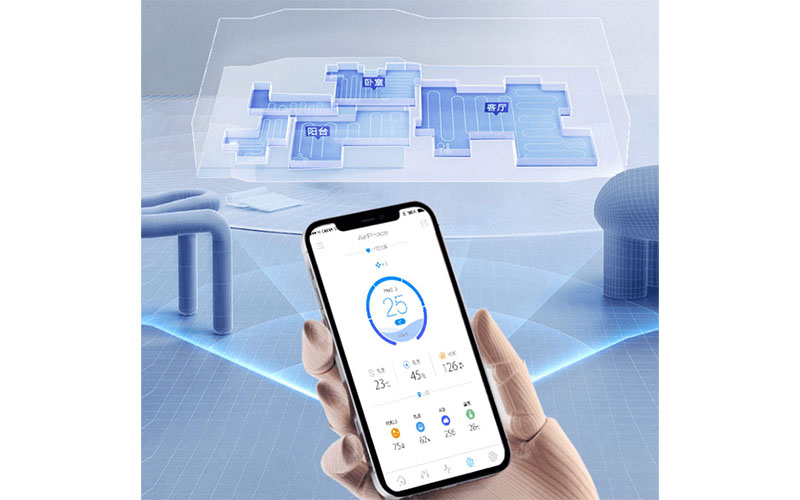 Điều khiển bằng điện thoại của Máy cấp khí tươi và lọc không khí Airproce AC-360