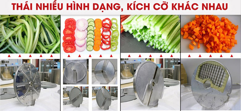 Máy thái rau củ quả đa năng VC65MS - Hàng chính hãng