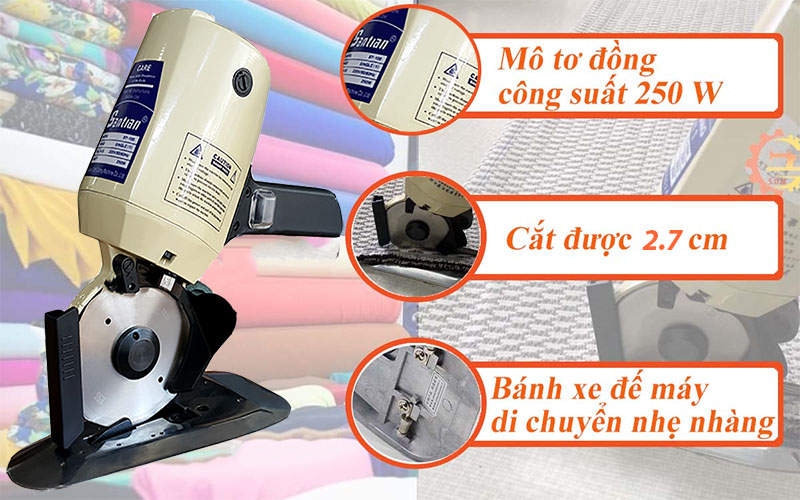 Máy cắt vải cầm tay Santian ST-100 - Hàng chính hãng
