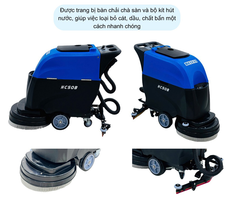 Máy chà sàn công nghiệp HiClean HC50B/C - Hàng chính hãng