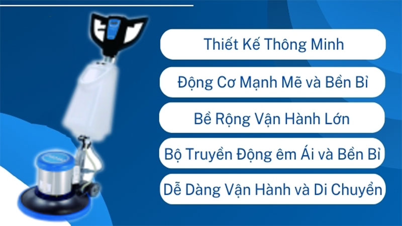 Máy chà sàn đơn Amtek AT-002B - Hàng chính hãng