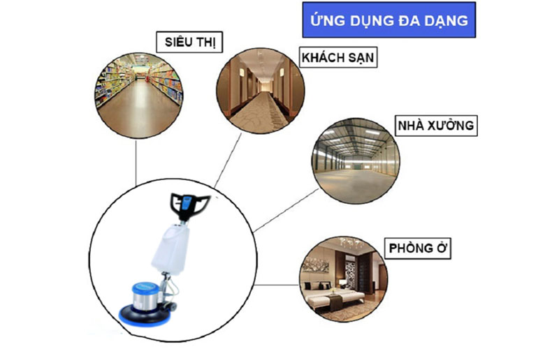 Máy chà sàn đơn Amtek AT-002B - Hàng chính hãng