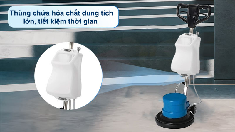 Thùng hóa chất của Máy chà sàn đơn Anko 521