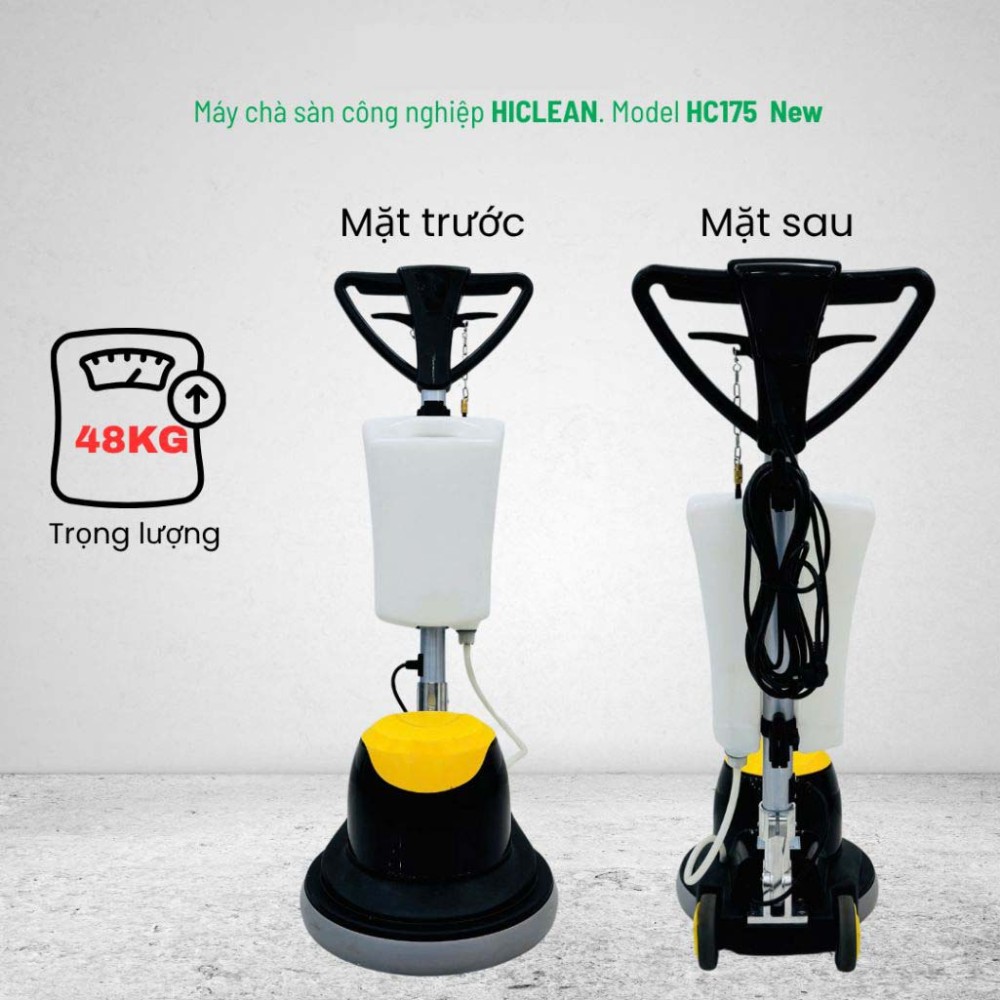 Máy chà sàn đơn HiClean HC175 NEW - Hàng chính hãng