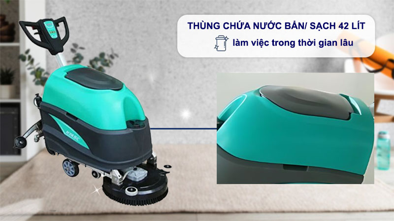 Dung tích thùng nước của Máy chà sàn liên hợp Chaobao HY45C