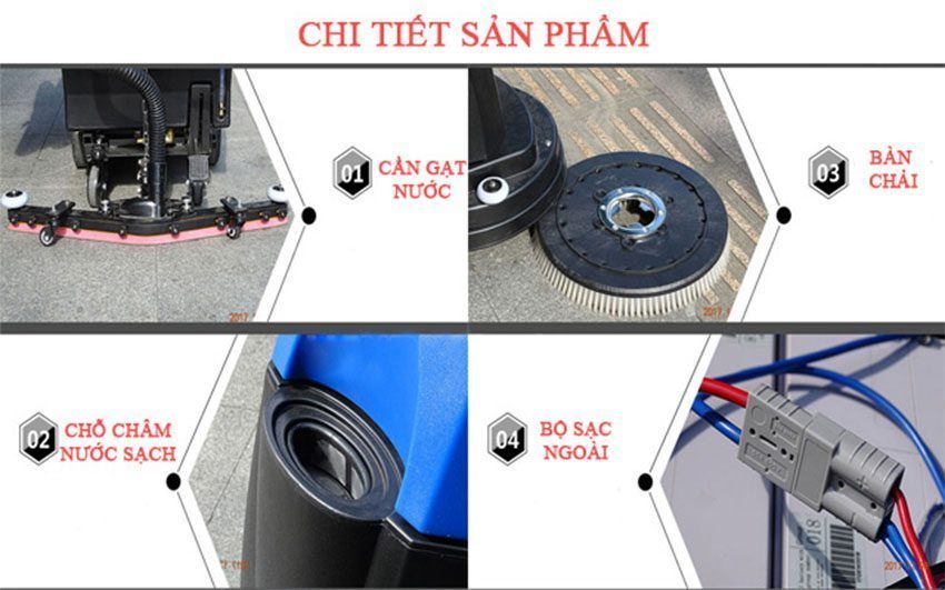 Máy chà sàn liên hợp Supper Clean SC-50C - Hàng chính hãng