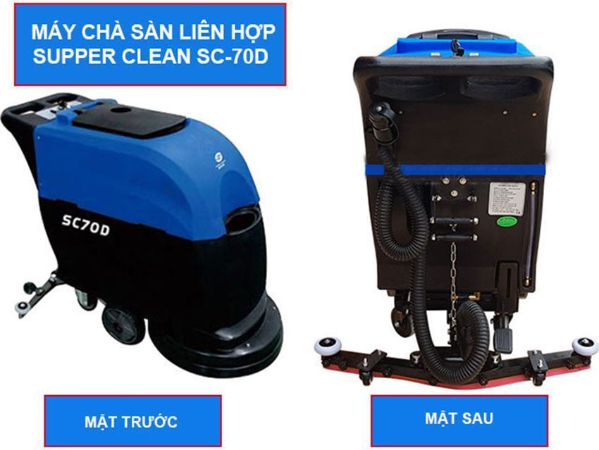 Máy chà sàn liên hợp Supper Clean SC-70D - Hàng chính hãng