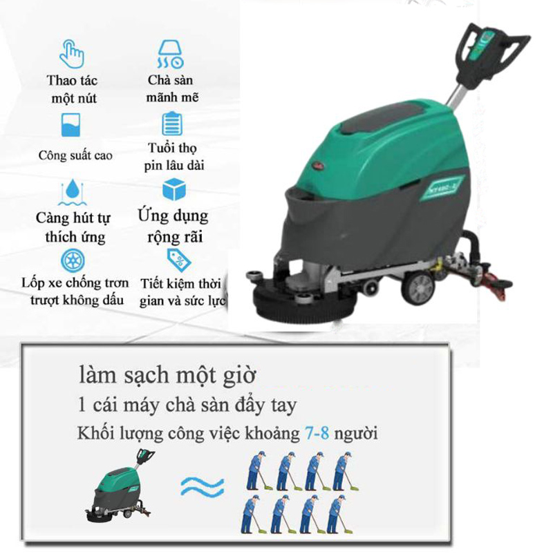 Máy chà sàn liên hợp Chaobao HY-45C2 - Hàng chính hãng