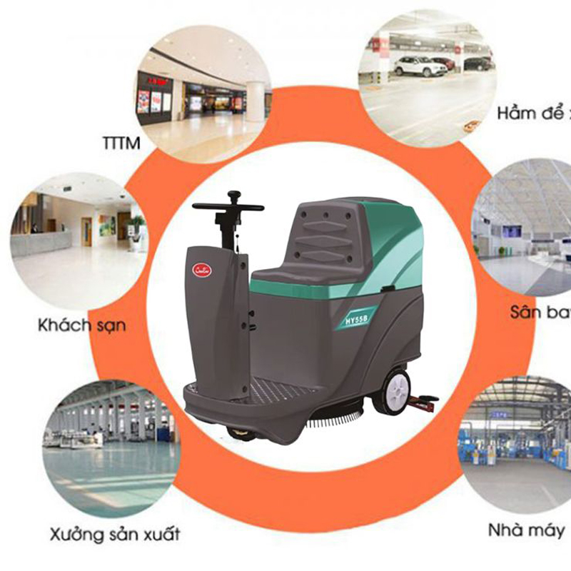 Máy chà sàn ngồi lái Chaobao HY55B - Hàng chính hãng